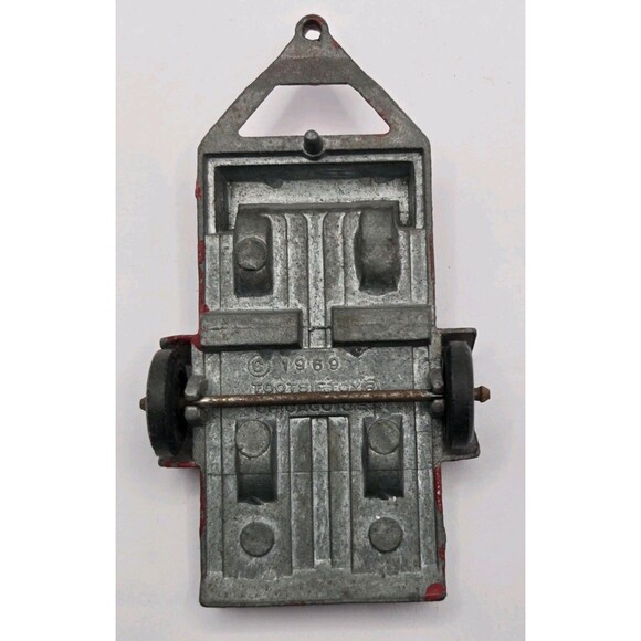 VINTAGE 1969 TOOTSIE TOY RED - TRAILER ONLY - Die-cast Scooter Motorcycle - Picture 6 of 10